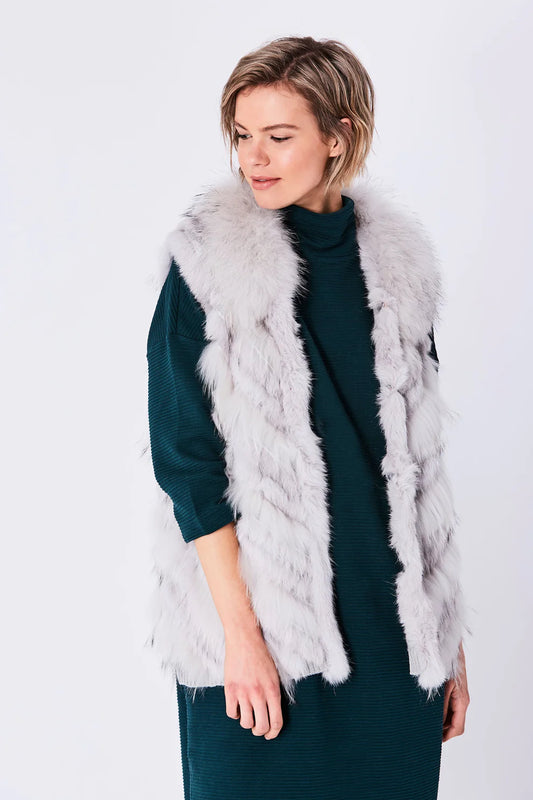 Grey Fox and Coney Fur Gilet