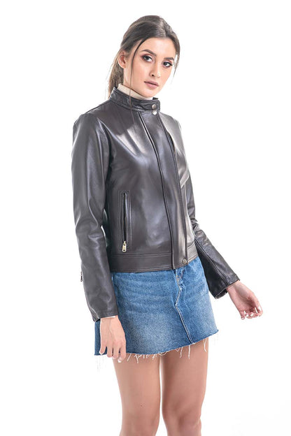 Brown Trendy Genuine Sheepskin Jacket