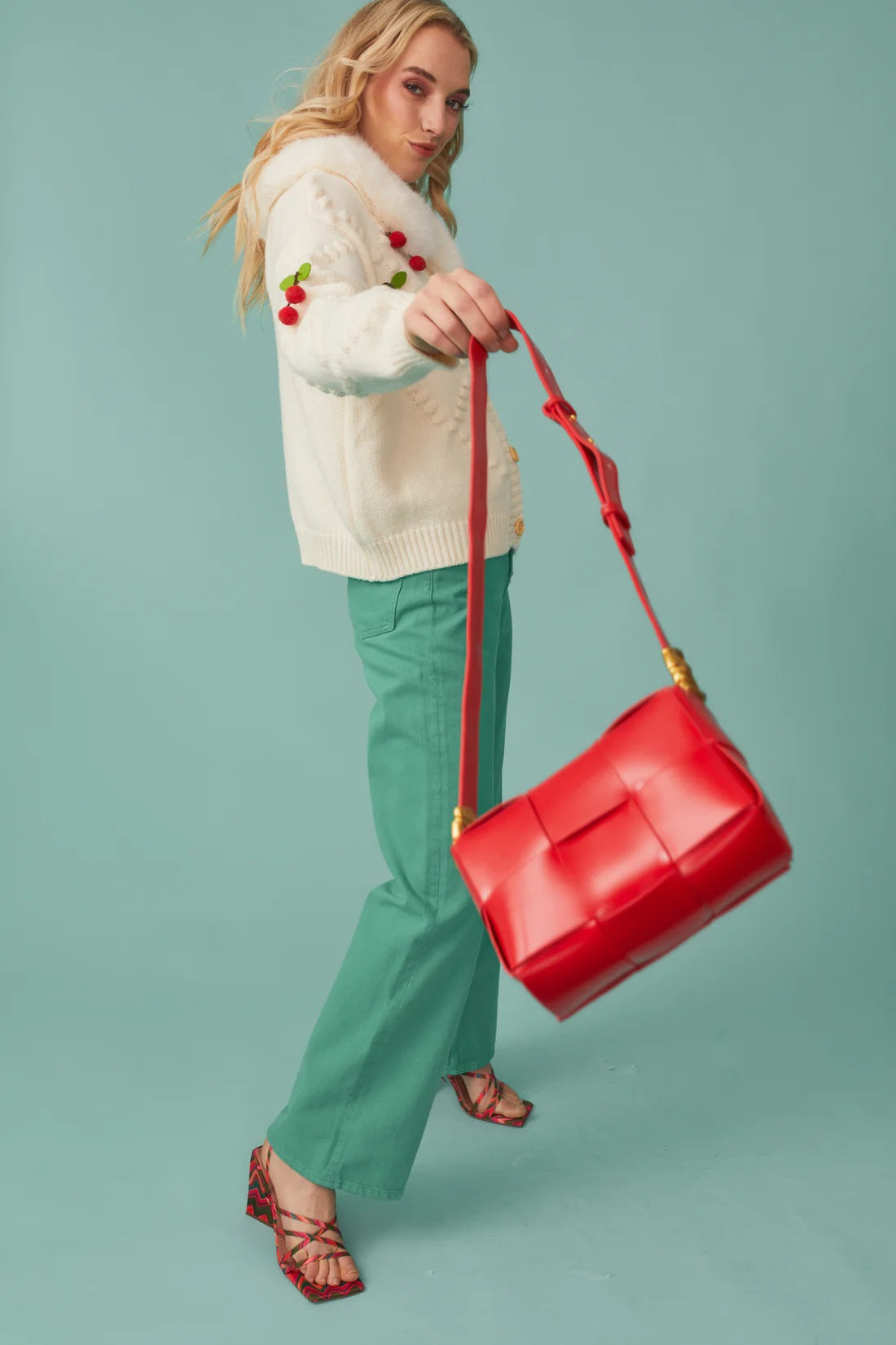 Red Grape Skin Eco Leather Bag