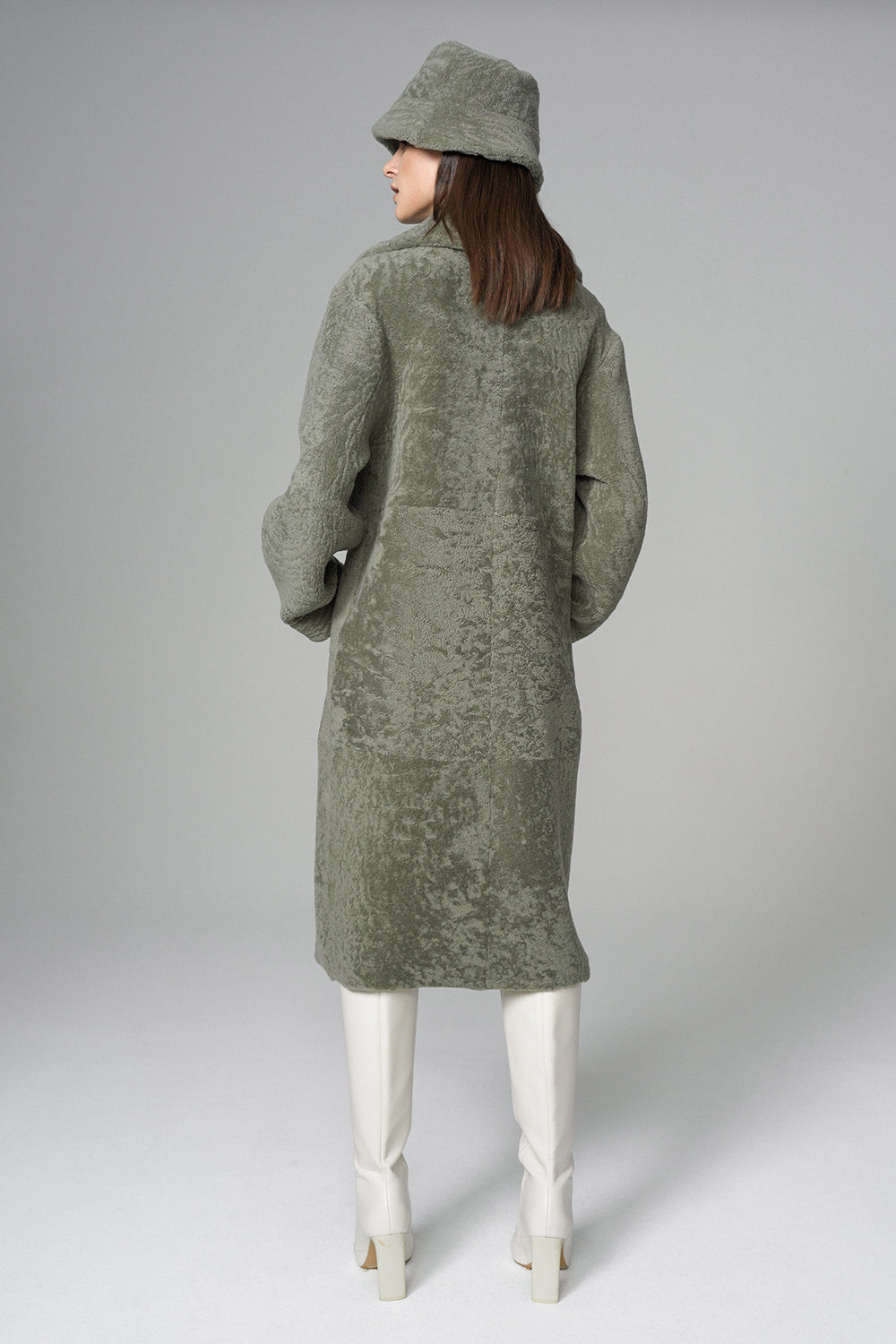 Mint Reversible Genuine Sheepskin Maxi Coat